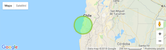 Mapa Chille